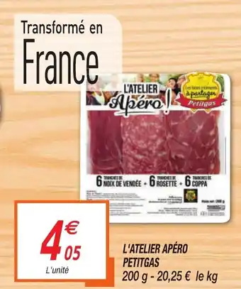 L'atelier apéro petitgas