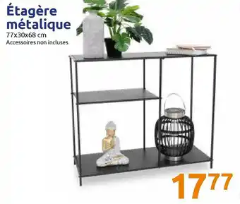 Action étagère Métallique offre