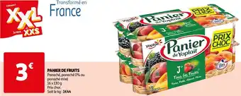 Auchan Yoplait panier de fruits offre