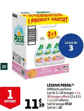 Auchan Persil lessive offre