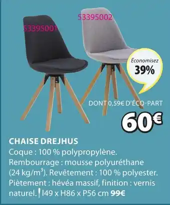 JYSK Chaise drejhus offre