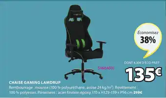 JYSK Chaise gaming lamdrup offre