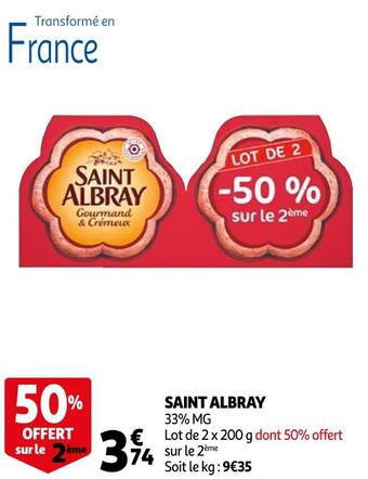Auchan Saint albray saint albray offre