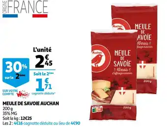 Auchan Auchan meule de savoie offre