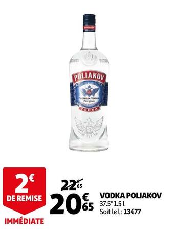 Auchan Poliakov vodka offre