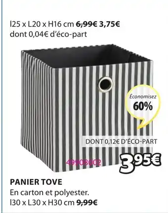 JYSK Panier tove offre