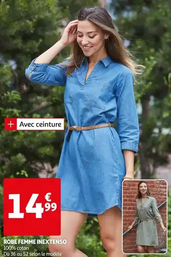 Auchan In extenso robe femme offre