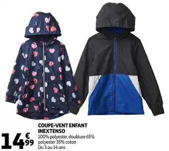 Auchan In extenso coupe-vent enfant offre