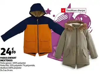 Auchan In extenso parka enfant offre