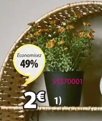 JYSK Plante artificielle kalle offre
