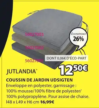 JYSK Coussin de jardin udsigten offre