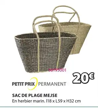 JYSK Sac de plage mejse offre