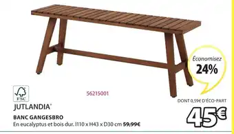 JYSK Banc gangesbro offre