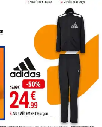 Intersport Adidas Survêtement Garçon offre