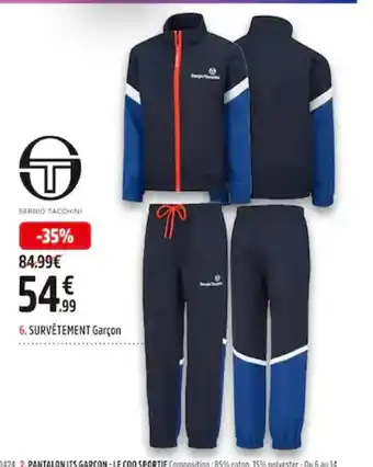 Intersport Survêtement Garçon offre