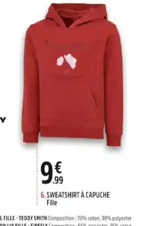 Intersport Firefly Sweatshirt à Capuche Fille offre