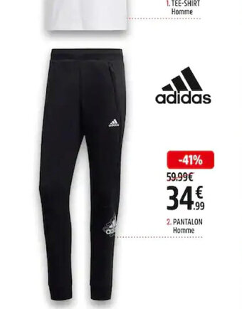 Intersport Adidas Pantalon Homme offre