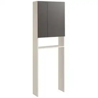 BUT Meuble entourage wc oleron gris et blanc offre