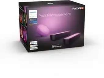 Pack philips hue w&c reequipement go + x2 play