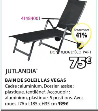 JYSK Bain de soleil las vegas offre