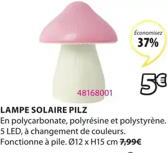 JYSK Lampe solaire pilz offre