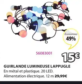 Guirlande lumineuse lappugle