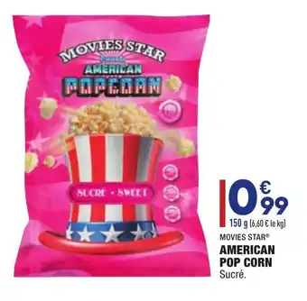 ALDI American pop corn offre