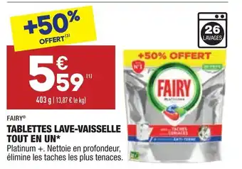 ALDI Tablettes lave-vaisselle tout en un offre