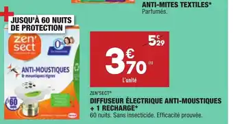 ALDI Diffuseur électrique anti-moustiques + 1 recharge offre