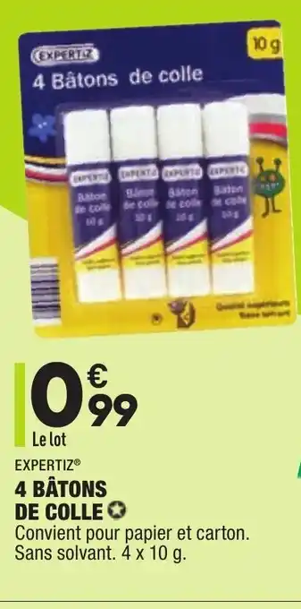 ALDI 4 Bâtons de colle offre