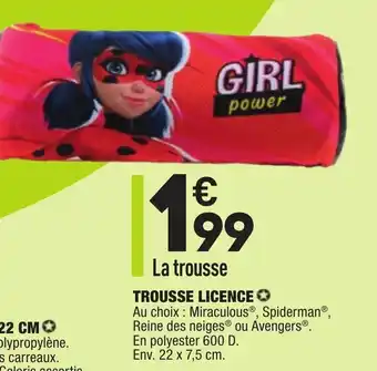 Trousse licence