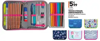 ALDI Trousse d'écolier compatimentée offre