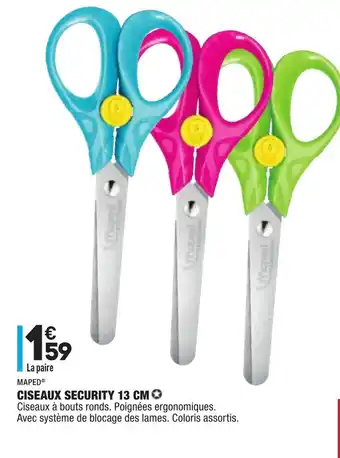 Ciseaux security 13 cm