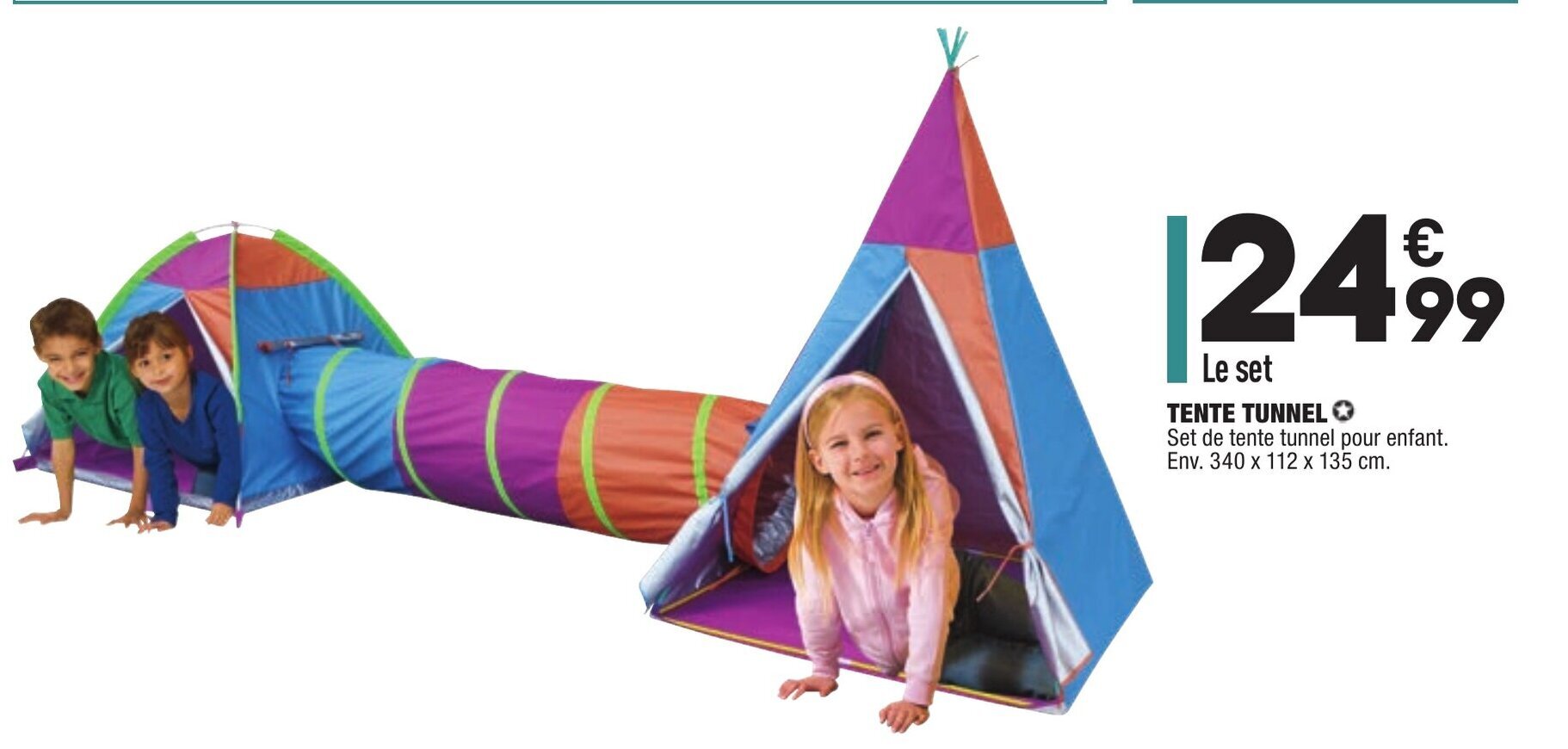 Promo Tente tunnel chez ALDI