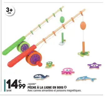 ALDI Pêche à la ligne en bois offre