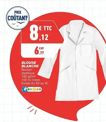 Bureau Vallée Blouse blanche offre