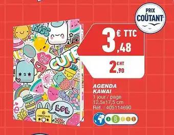 Bureau Vallée Agenda kawai offre
