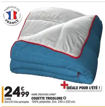 ALDI Couette tricolore offre