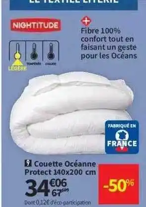 Coeutte océanne protect 140 x 200 cm