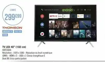 Géant Casino Tv led 40 offre