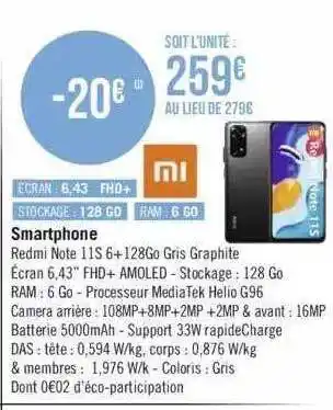 Géant Casino Smartphone mi offre