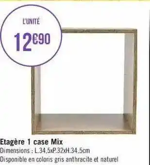 Géant Casino Etgère 1 case mix offre