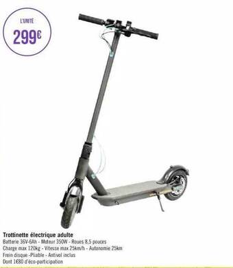 Géant Casino Trottinette éléctrique adulte offre