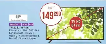 Géant Casino Tv led 32 offre