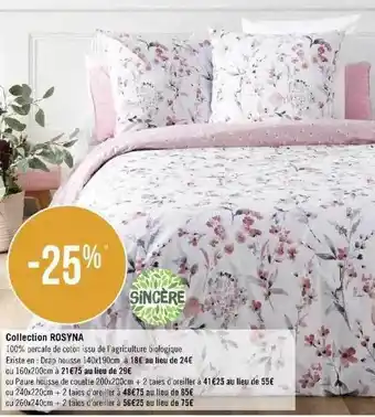 Géant Casino Collection rosyna sincère offre
