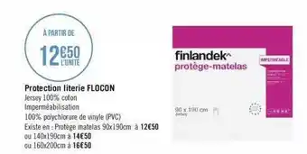 Géant Casino Protection literie flocon finlandek offre
