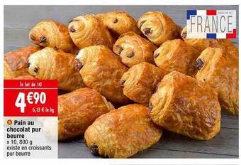 Migros Pain au chocolat beurre offre