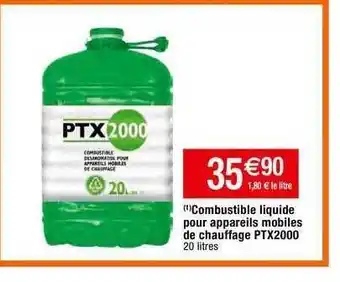 Migros Combustible liquide pour appareils mobiles de chauffrage ptx offre