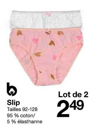 Zeeman Slip offre