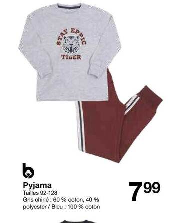 Zeeman Pyjama offre